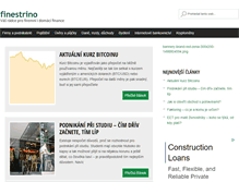 Tablet Screenshot of finestrino.cz
